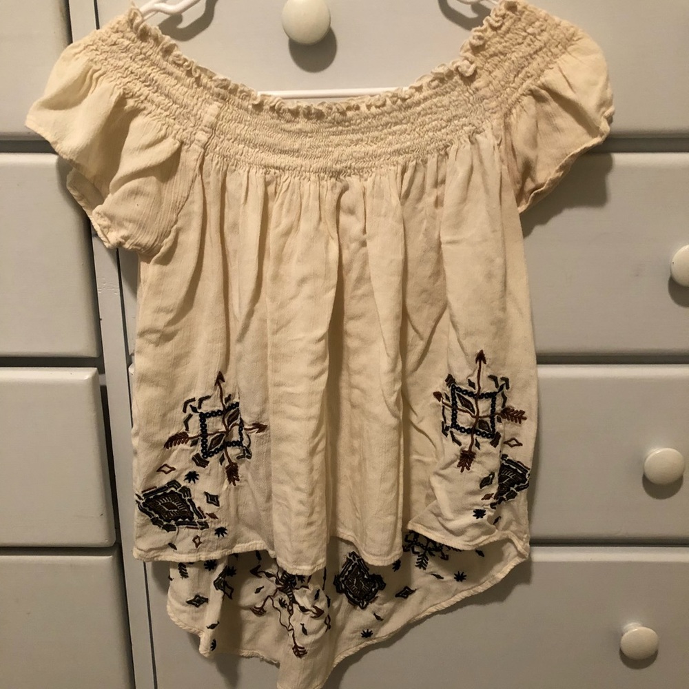 Off the shoulder shirt